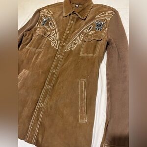 Roberto Cavalli Leather Shirt
